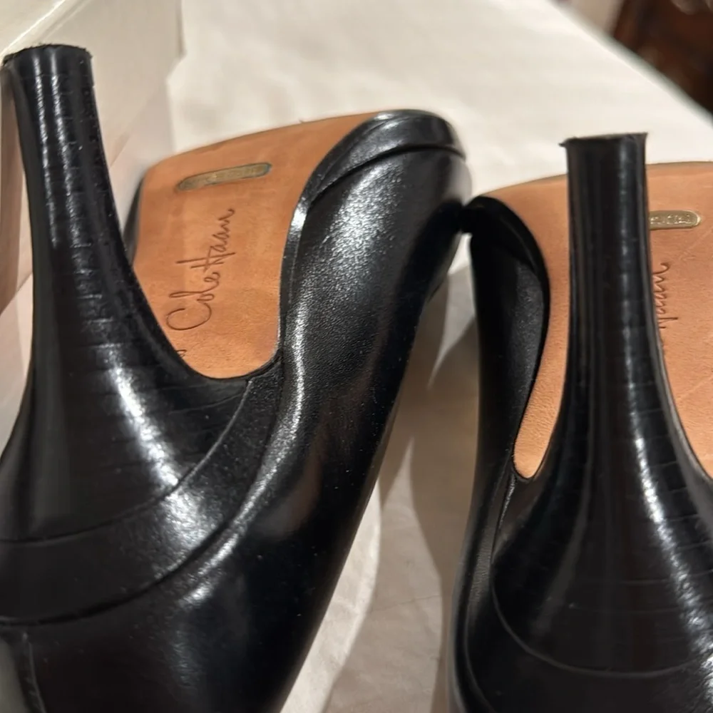 Cole Haan Black Leather Heels